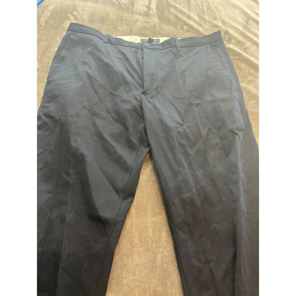Banana Republic Tailored Fit Straight Leg Dress Pants Men's 36/32‎ Black